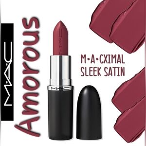 M•A•CXIMAL Mac Amorous Dusty Pink Sleek Satin Lipstick Brand New Authentic